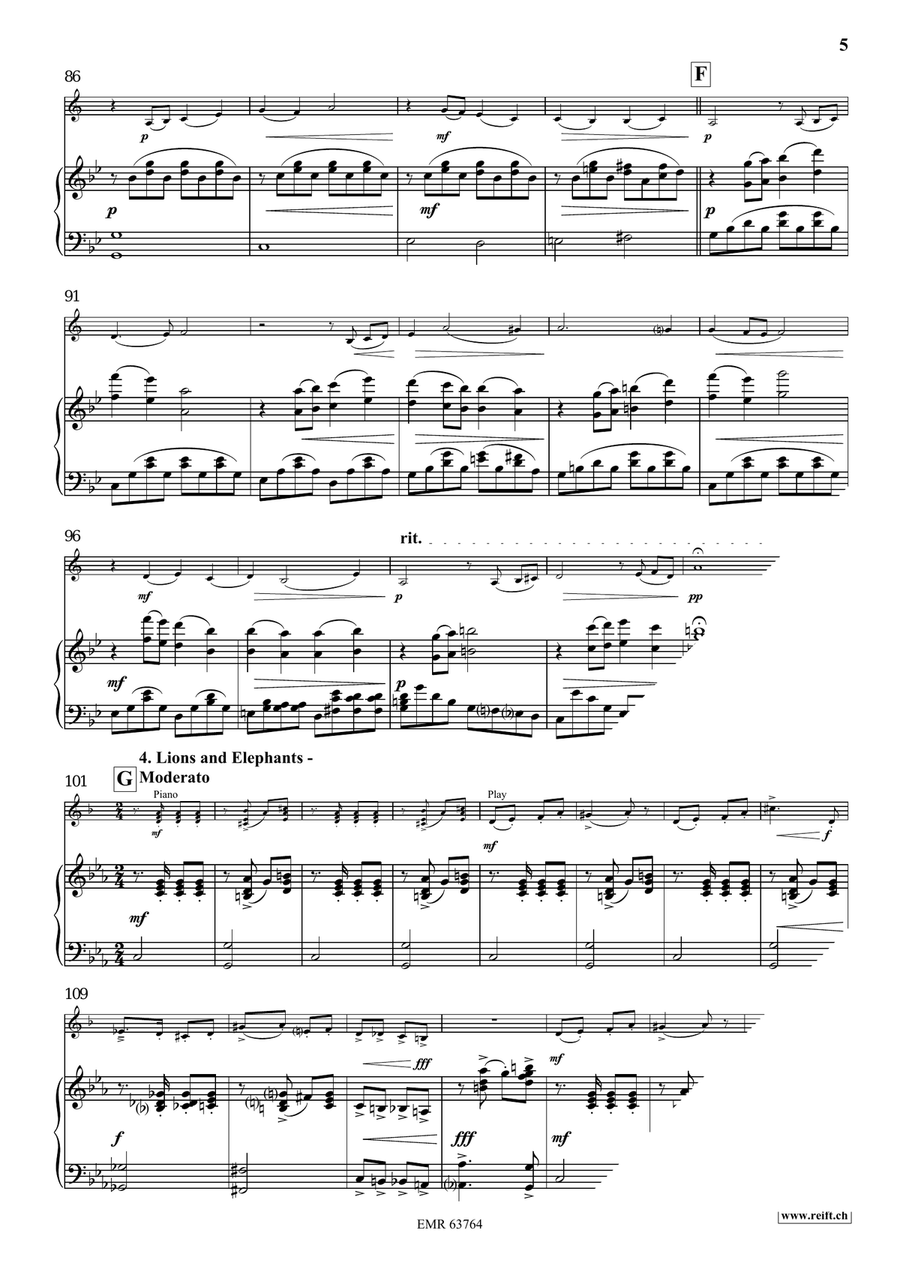 At The Circus At The Circus Bass Clarinet scores gallery preview page 7