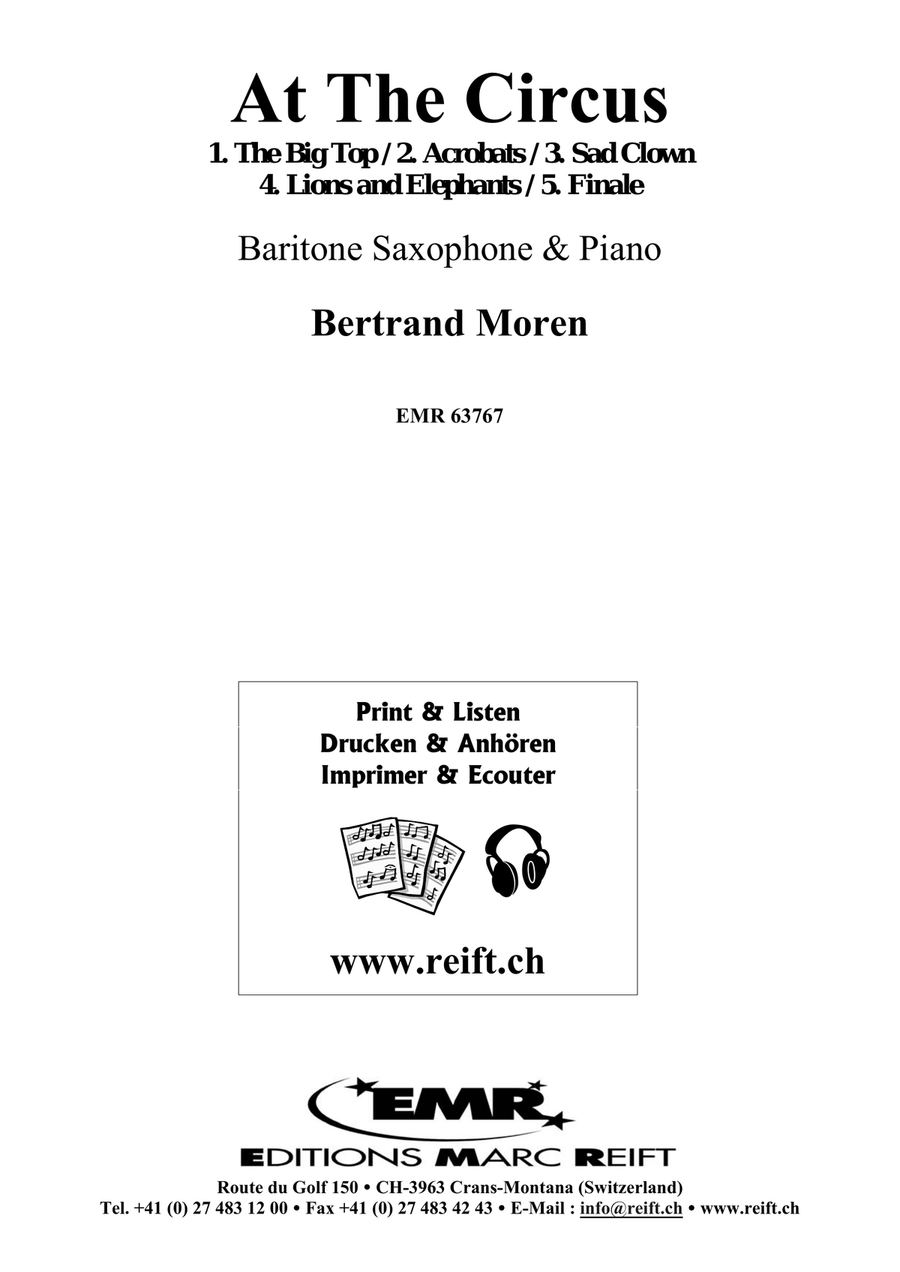 At The Circus At The Circus Baritone Saxophone scores gallery preview page 2
