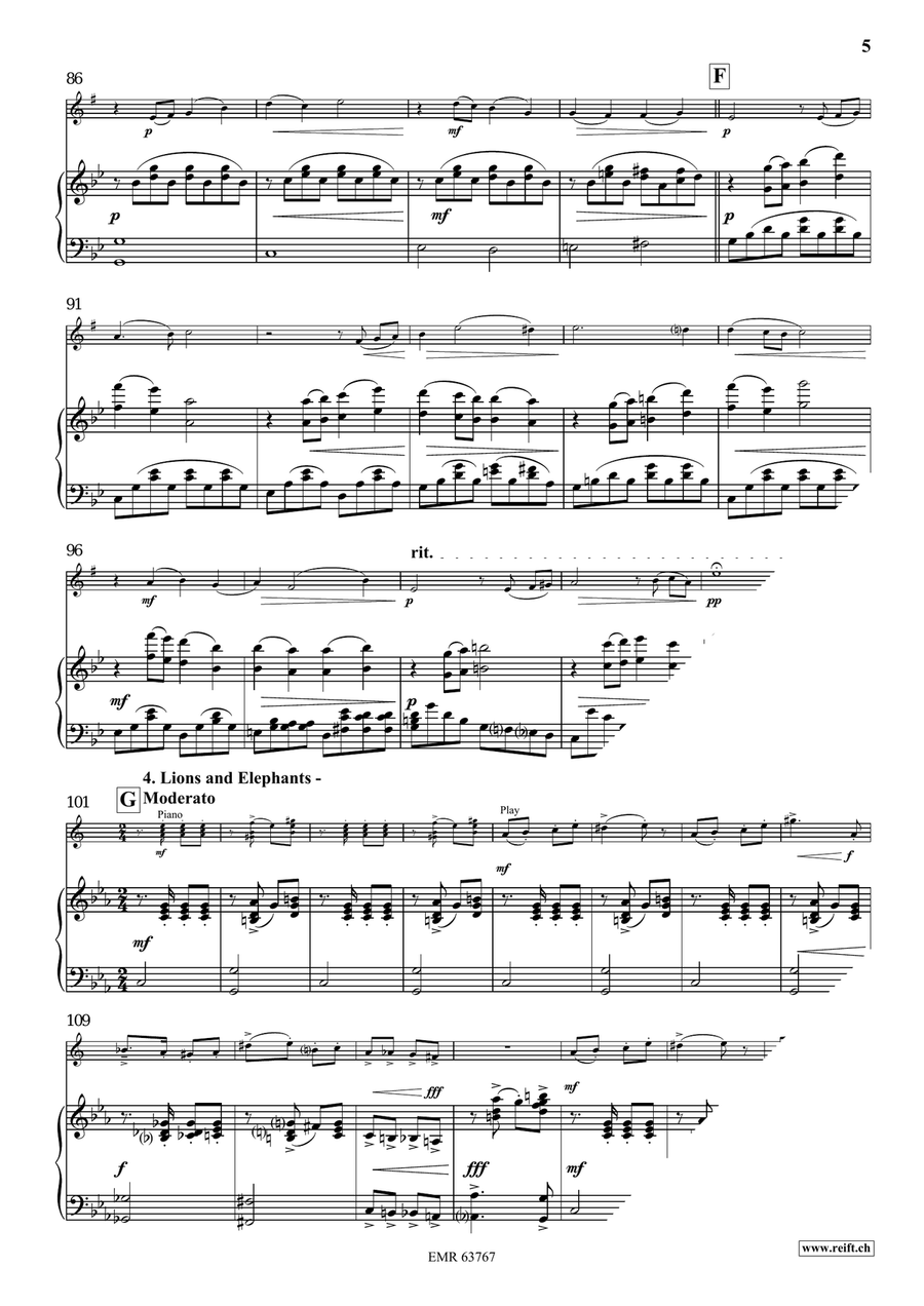 At The Circus At The Circus Baritone Saxophone scores gallery preview page 7