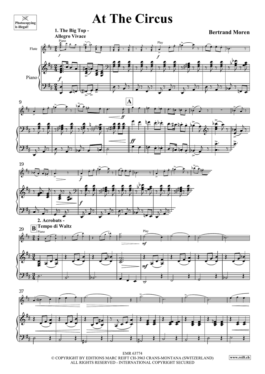 At The Circus At The Circus Flute Solo scores gallery preview page 5