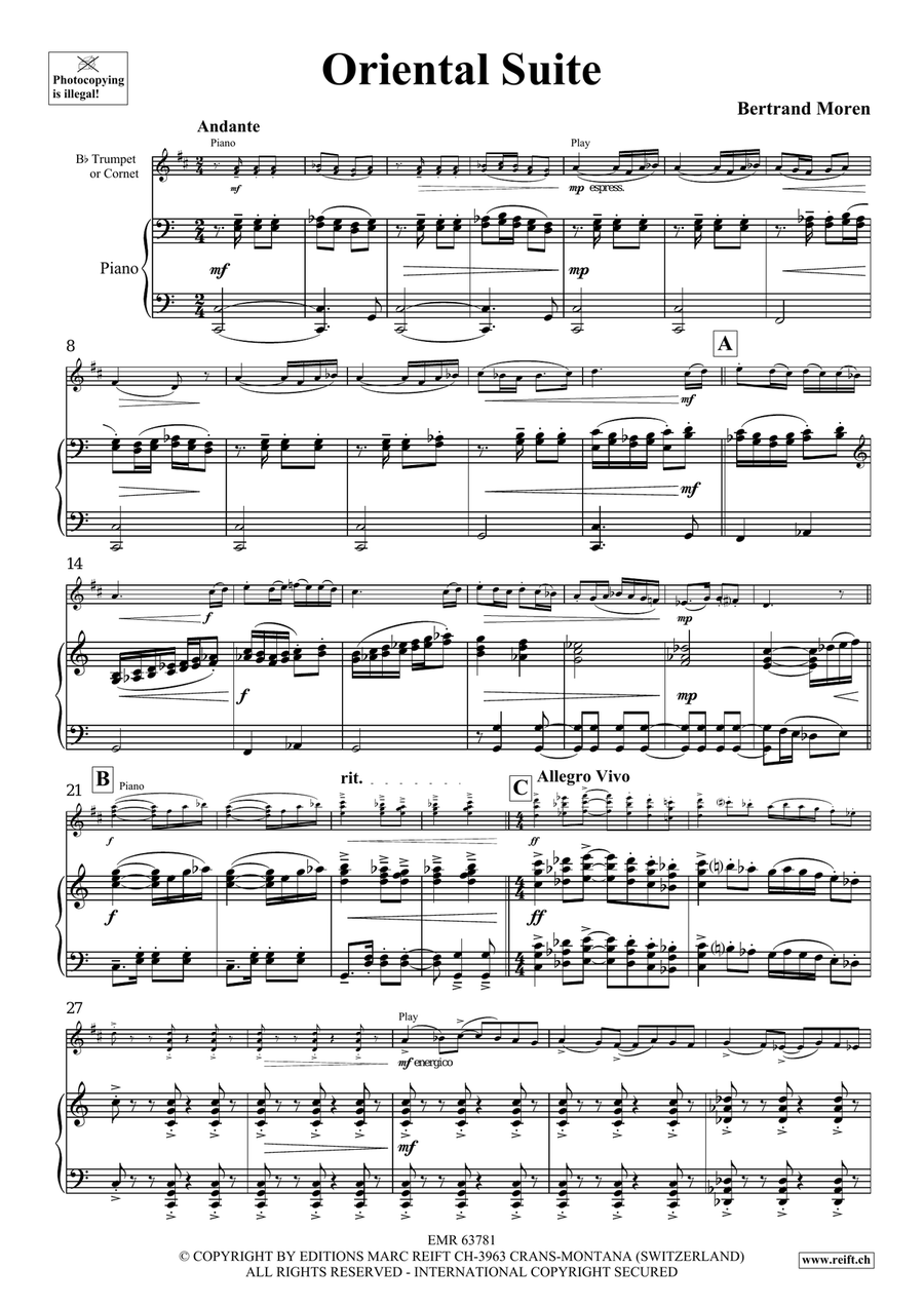 Oriental Suite Oriental Suite Cornet scores gallery preview page 5