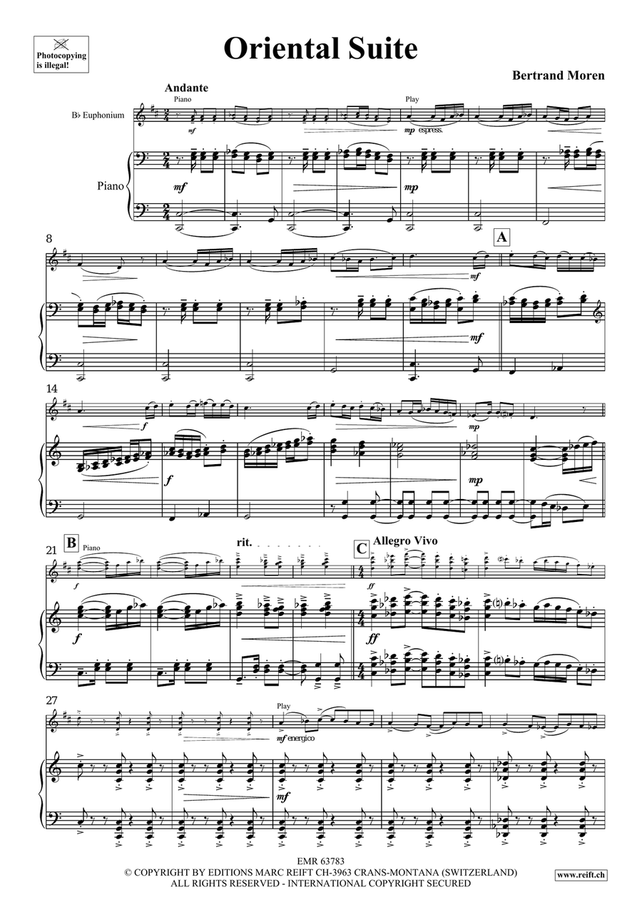 Oriental Suite Oriental Suite Euphonium scores gallery preview page 5