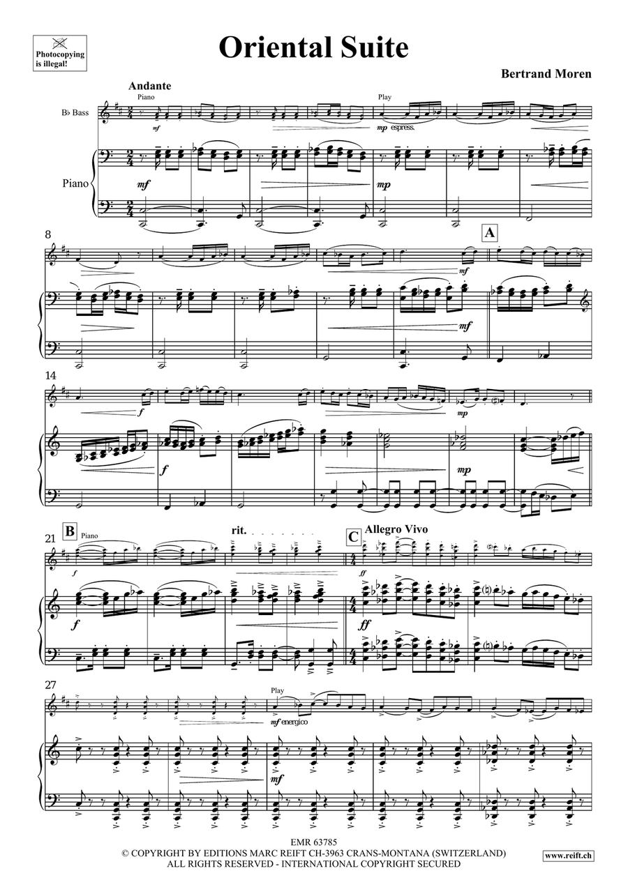 Oriental Suite Oriental Suite Voice Solo scores gallery preview page 5