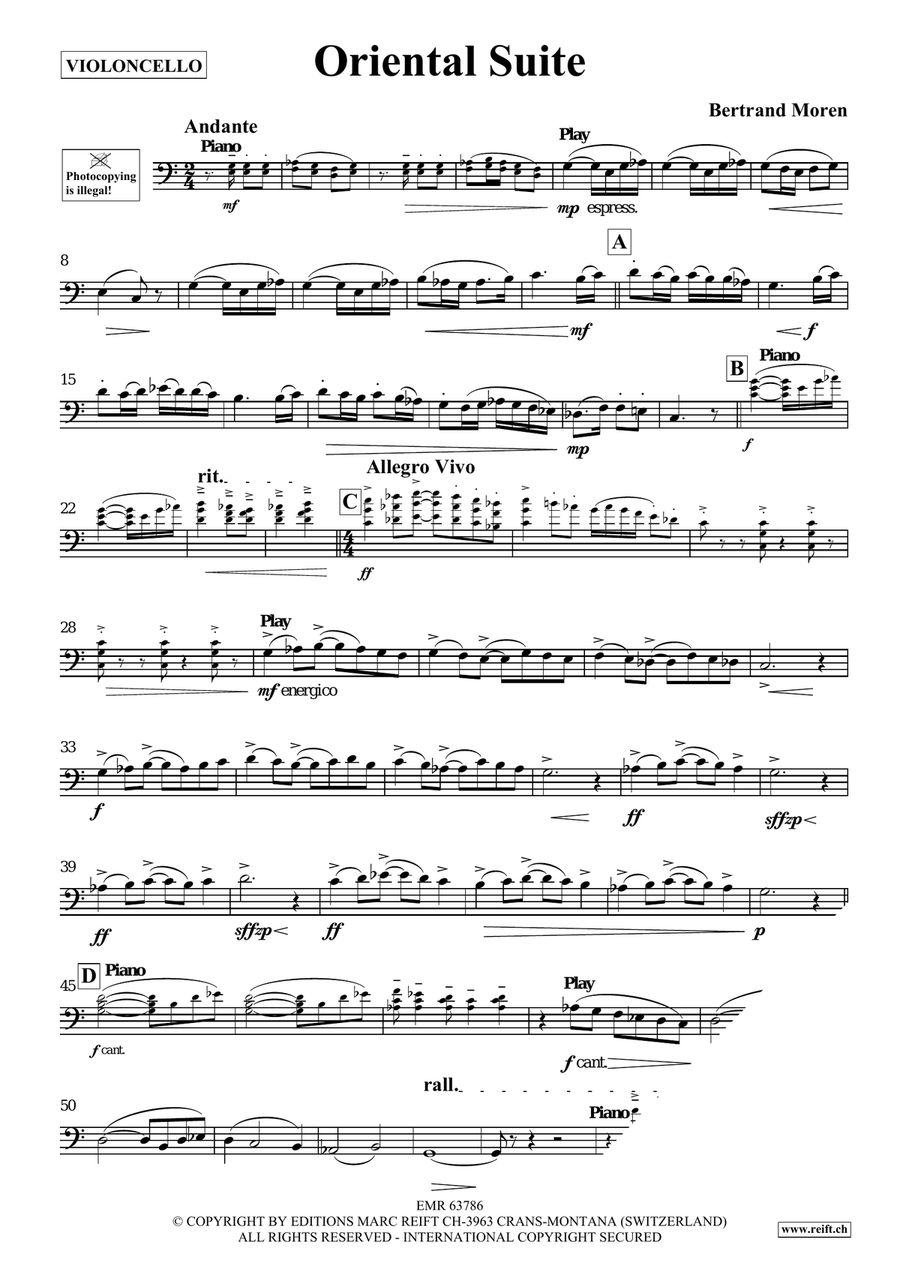 Oriental Suite Oriental Suite Piano Accompaniment scores gallery preview page 4