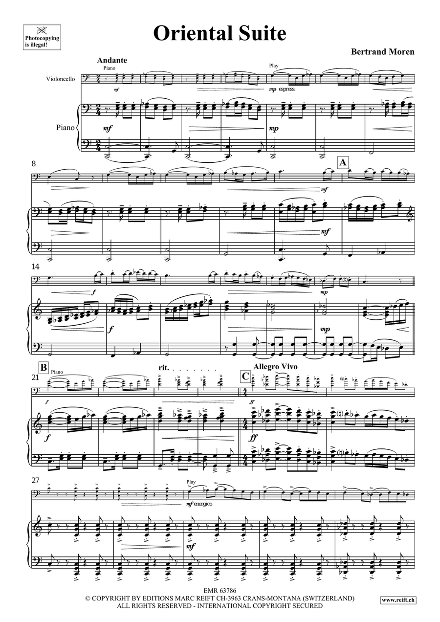 Oriental Suite Oriental Suite Piano Accompaniment scores gallery preview page 5