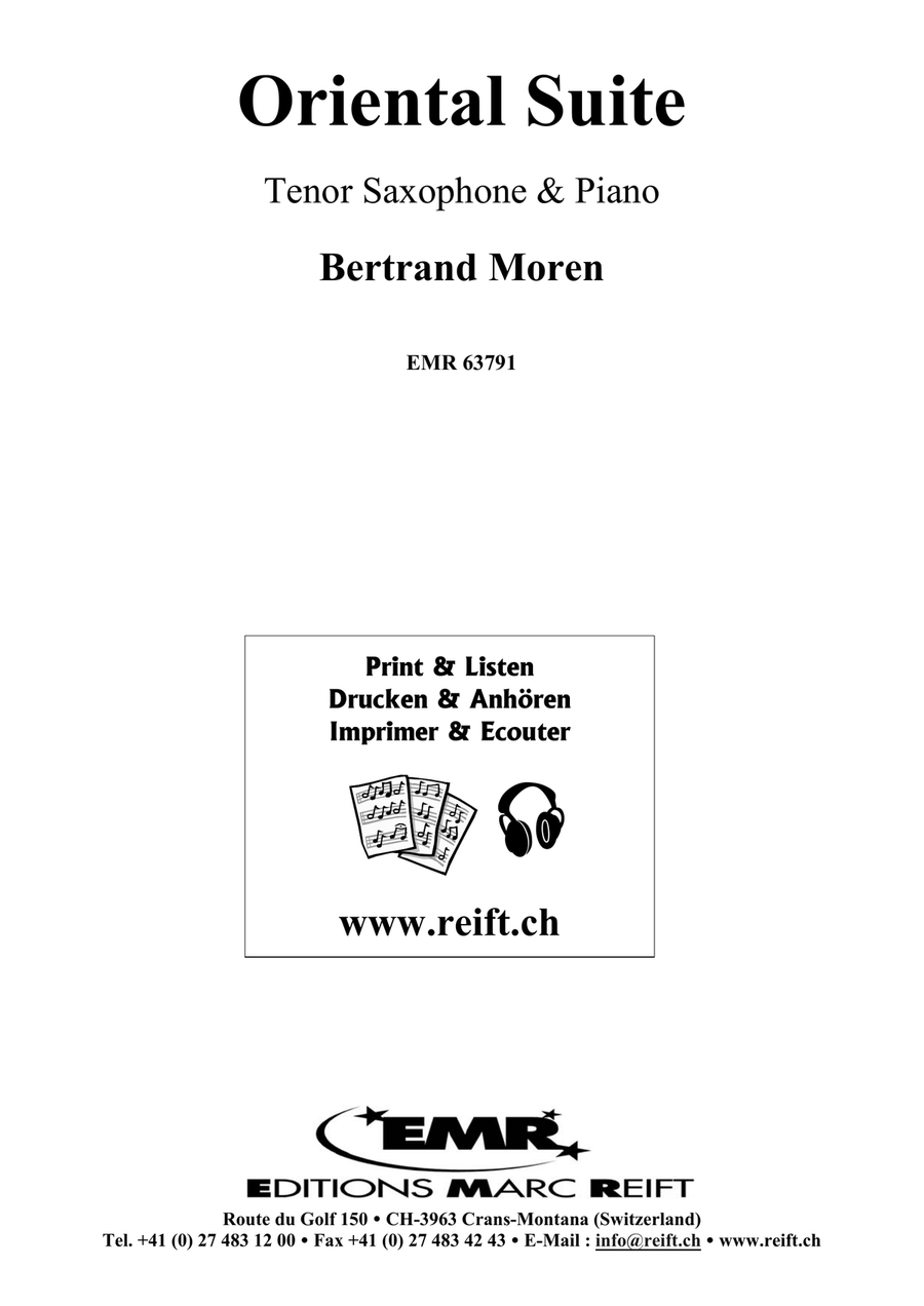 Oriental Suite Oriental Suite Tenor Saxophone scores gallery preview page 2