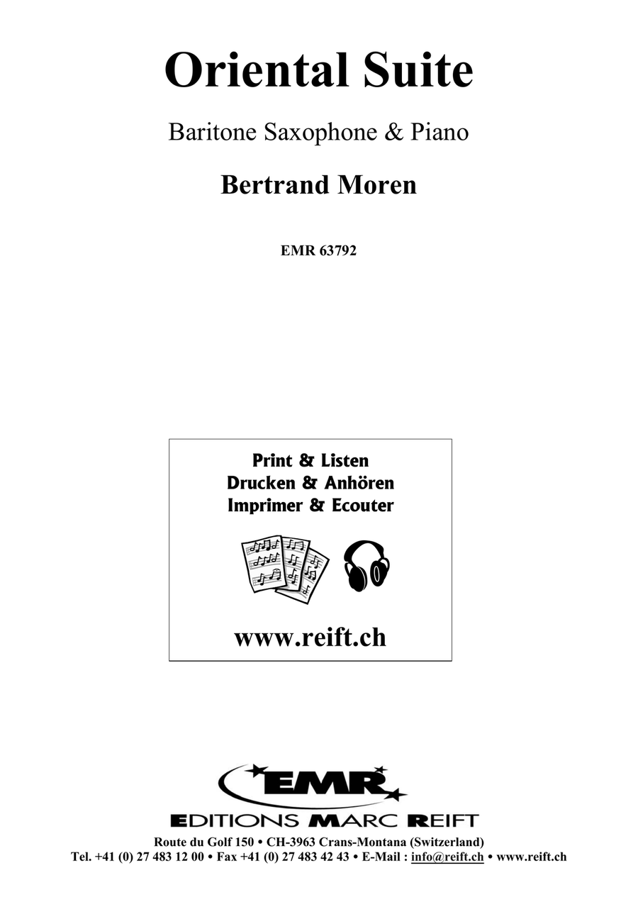Oriental Suite Oriental Suite Baritone Saxophone scores gallery preview page 2