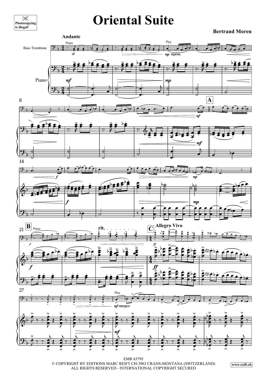 Oriental Suite Oriental Suite Bass Trombone scores gallery preview page 5