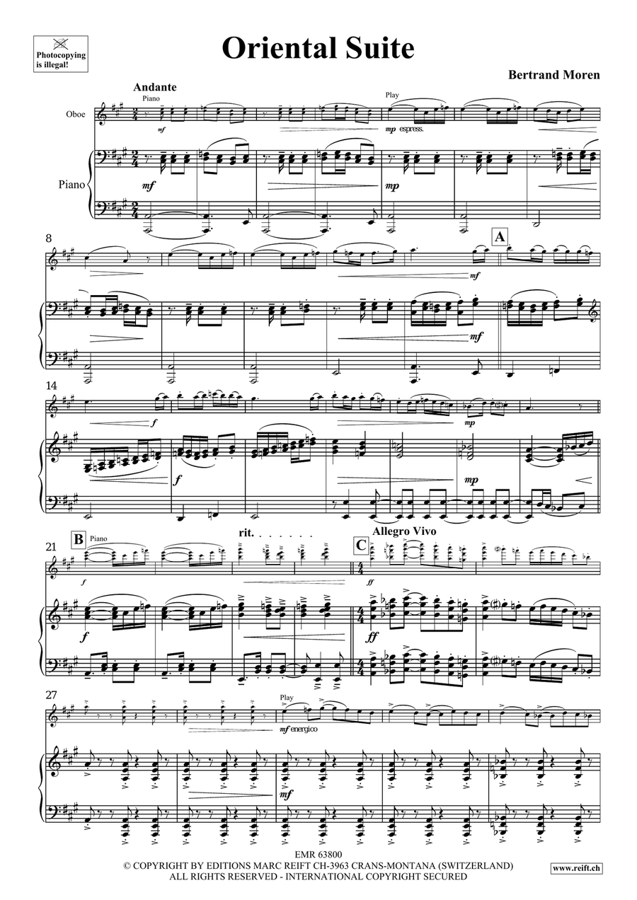 Oriental Suite Oriental Suite Piano Accompaniment scores gallery preview page 5