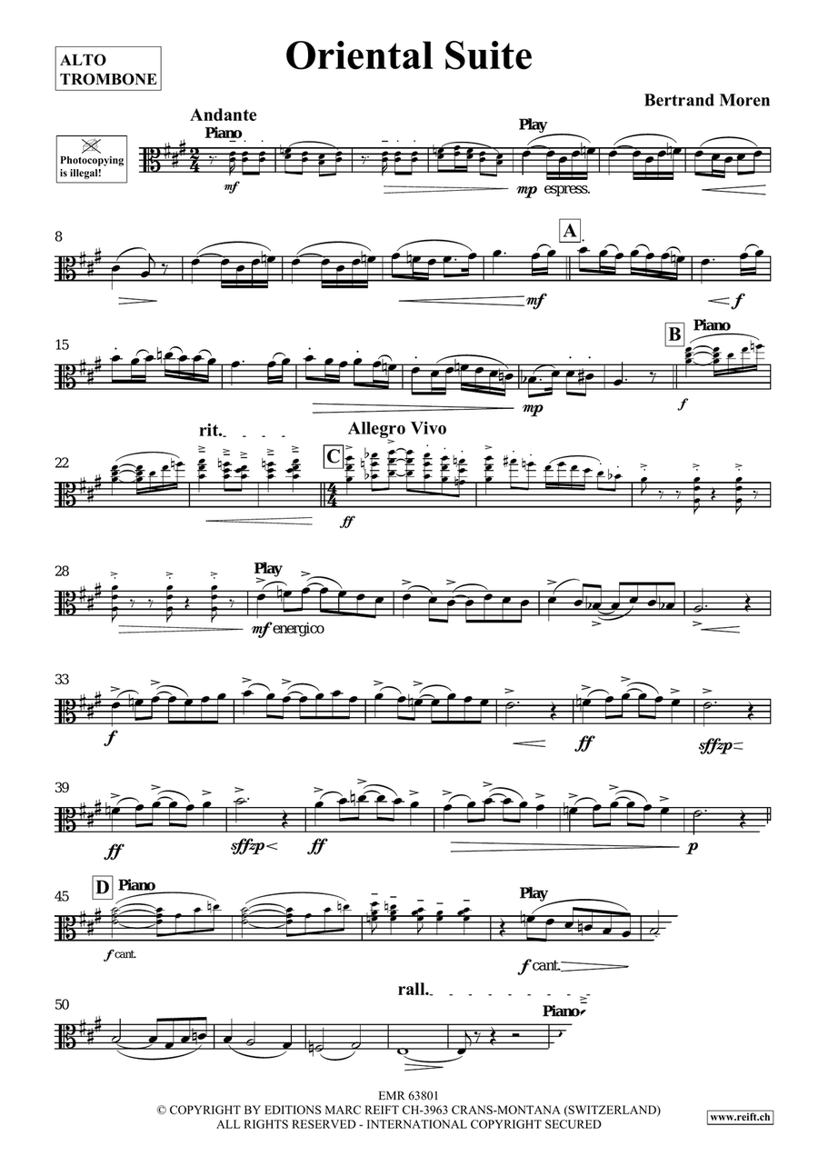 Oriental Suite Oriental Suite Piano Accompaniment scores gallery preview page 4