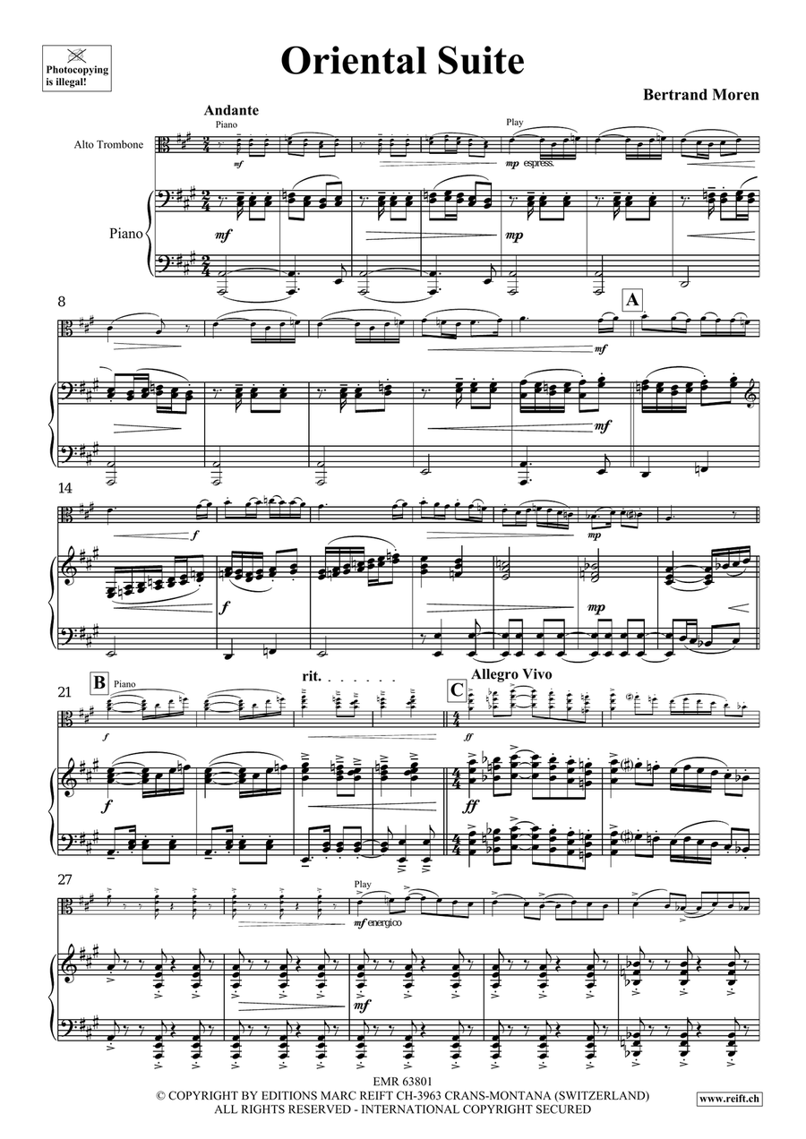 Oriental Suite Oriental Suite Piano Accompaniment scores gallery preview page 5