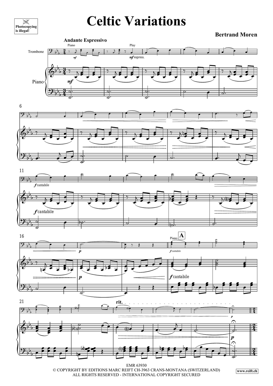 Celtic Variations Celtic Variations Piano Accompaniment scores gallery preview page 5