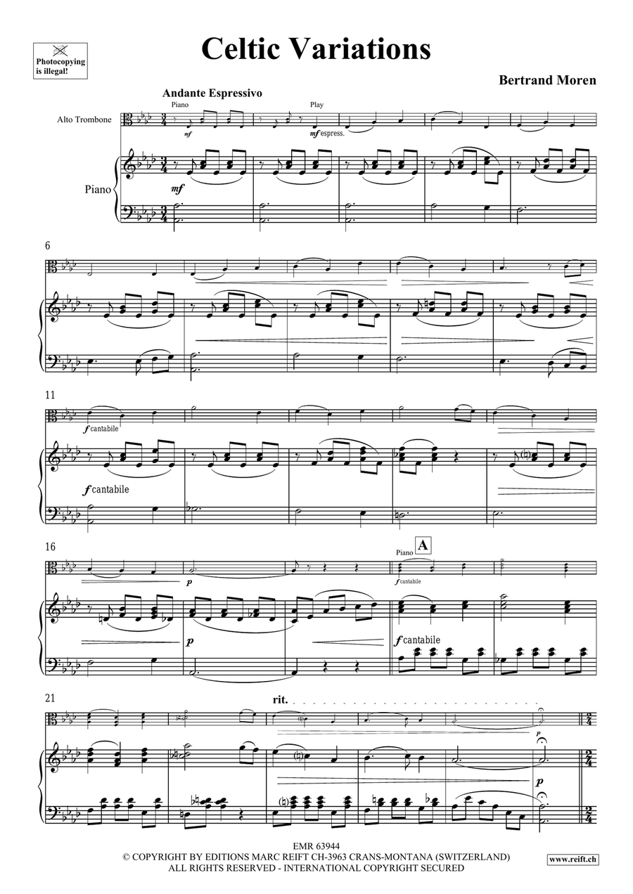 Celtic Variations Celtic Variations Piano Accompaniment scores gallery preview page 5