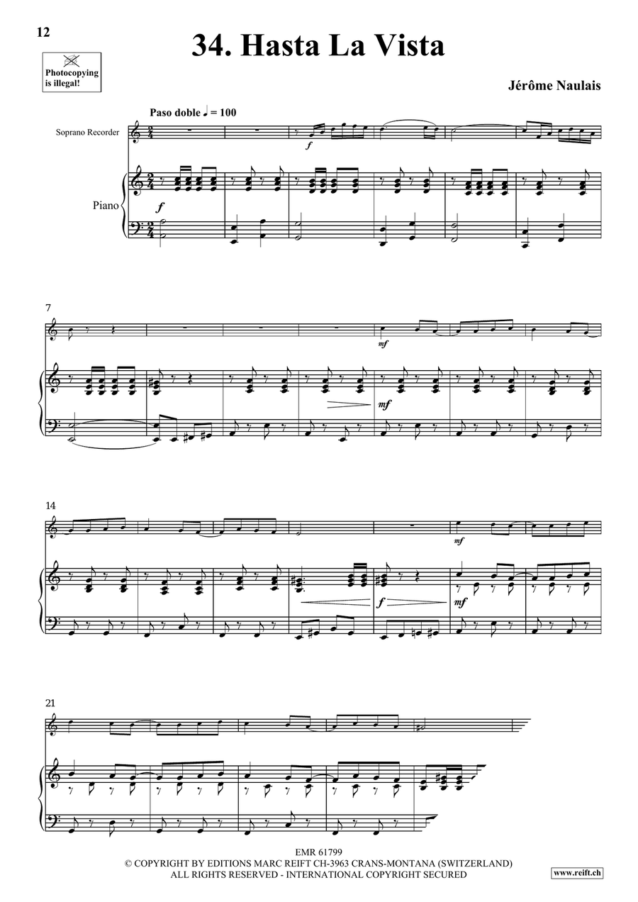 40 Solos for Fun Volume 4 Soprano Recorder scores gallery preview page 8