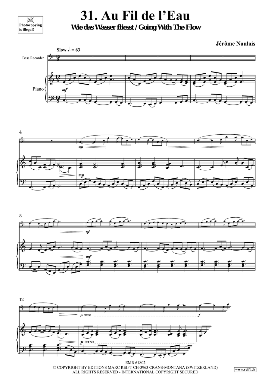 40 Solos for Fun Volume 4 Bass Recorder scores gallery preview page 5