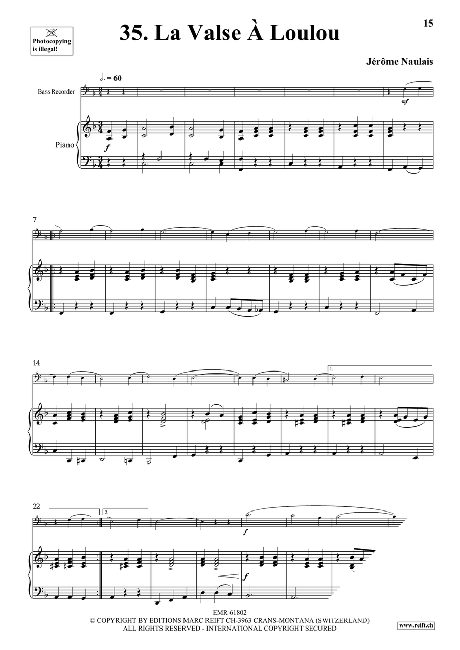 40 Solos for Fun Volume 4 Bass Recorder scores gallery preview page 9