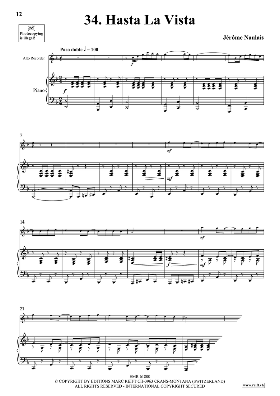 40 Solos for Fun Volume 4 Alto Recorder scores gallery preview page 8