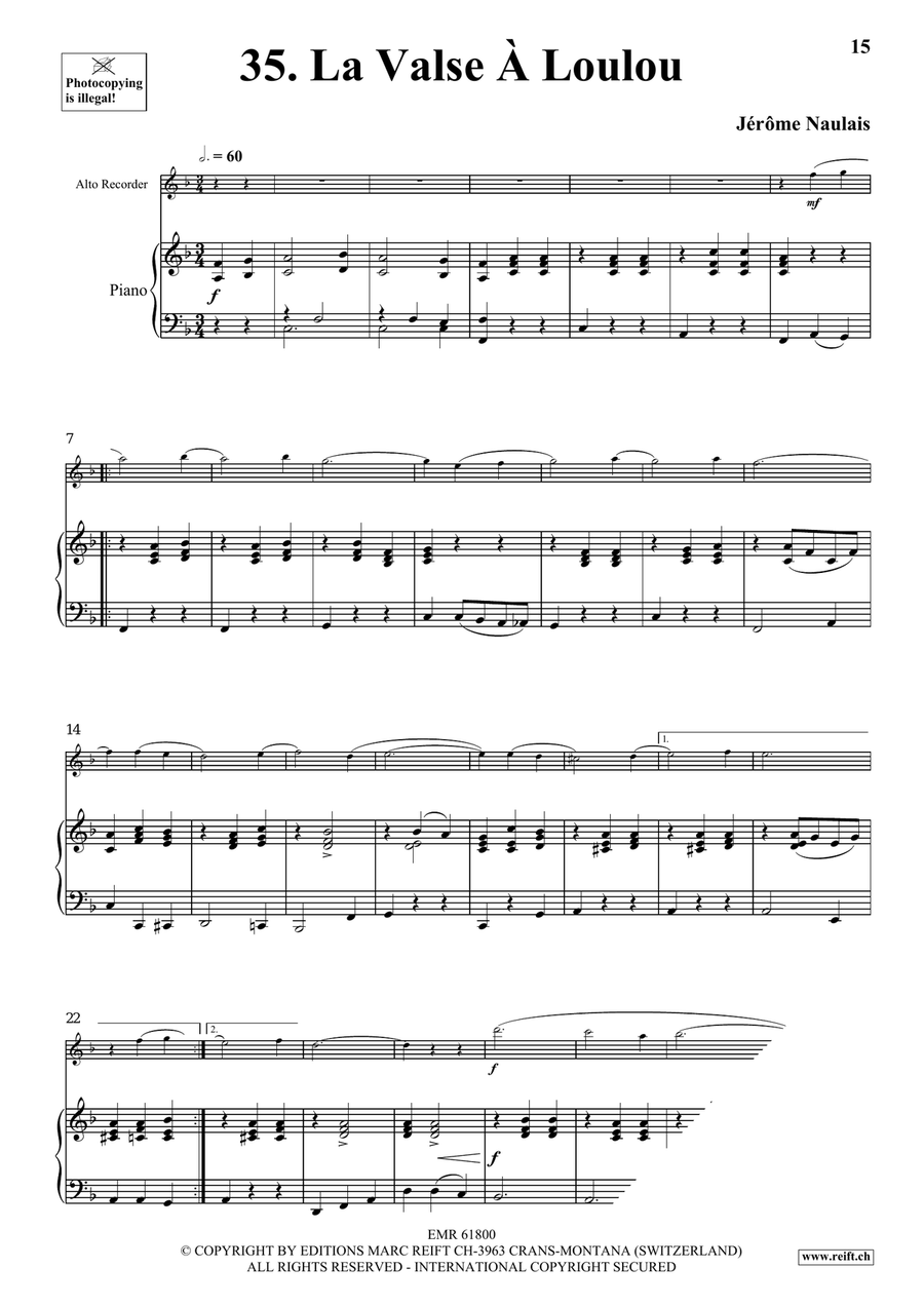 40 Solos for Fun Volume 4 Alto Recorder scores gallery preview page 9