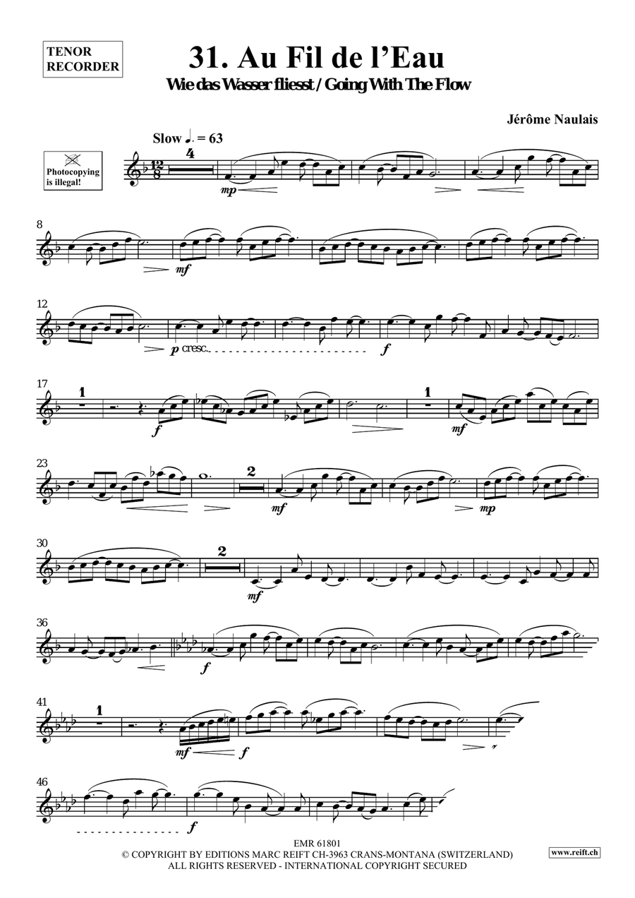 40 Solos for Fun Volume 4 Tenor Recorder scores gallery preview page 4