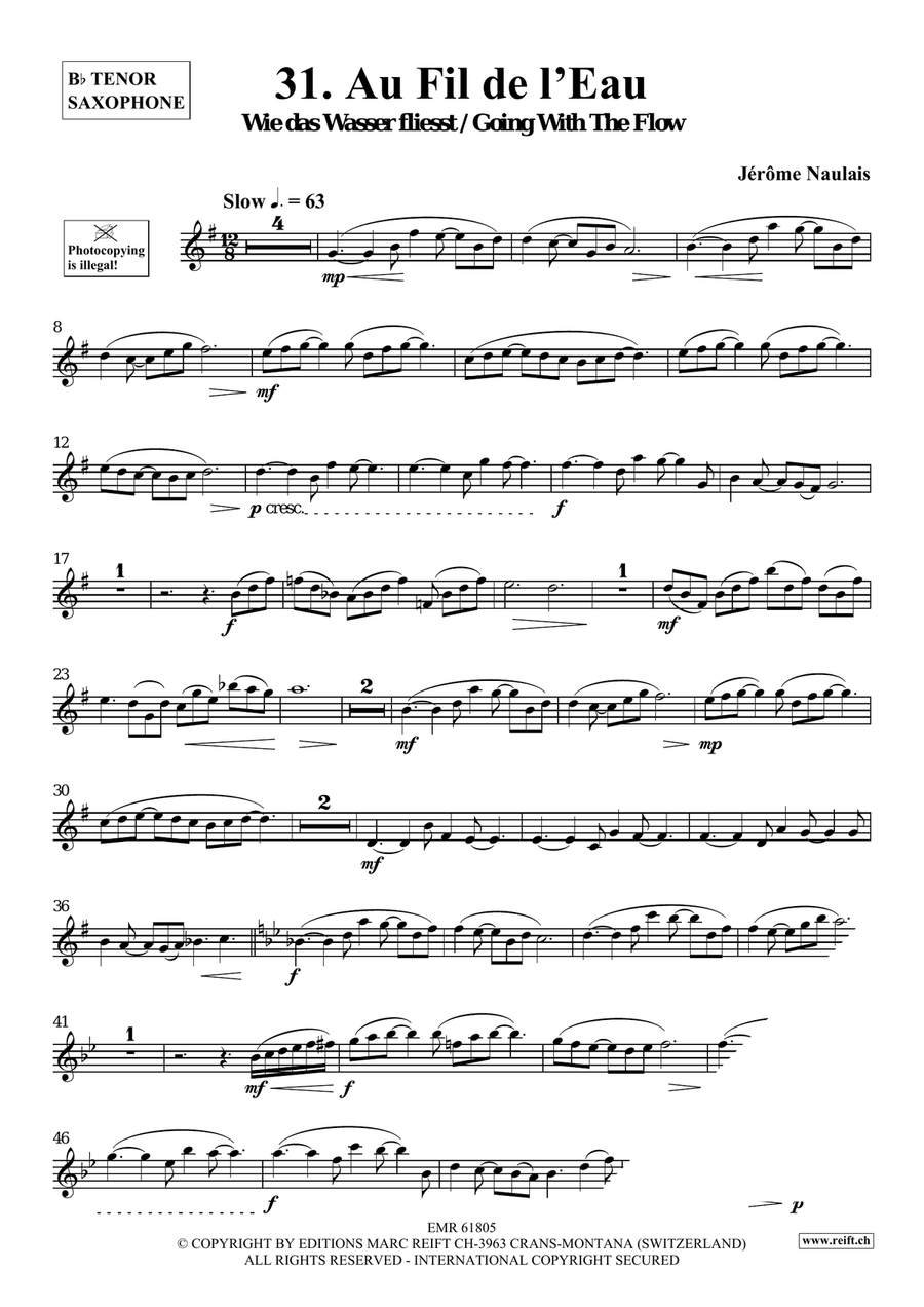 40 Solos for Fun Volume 4 Tenor Saxophone scores gallery preview page 4