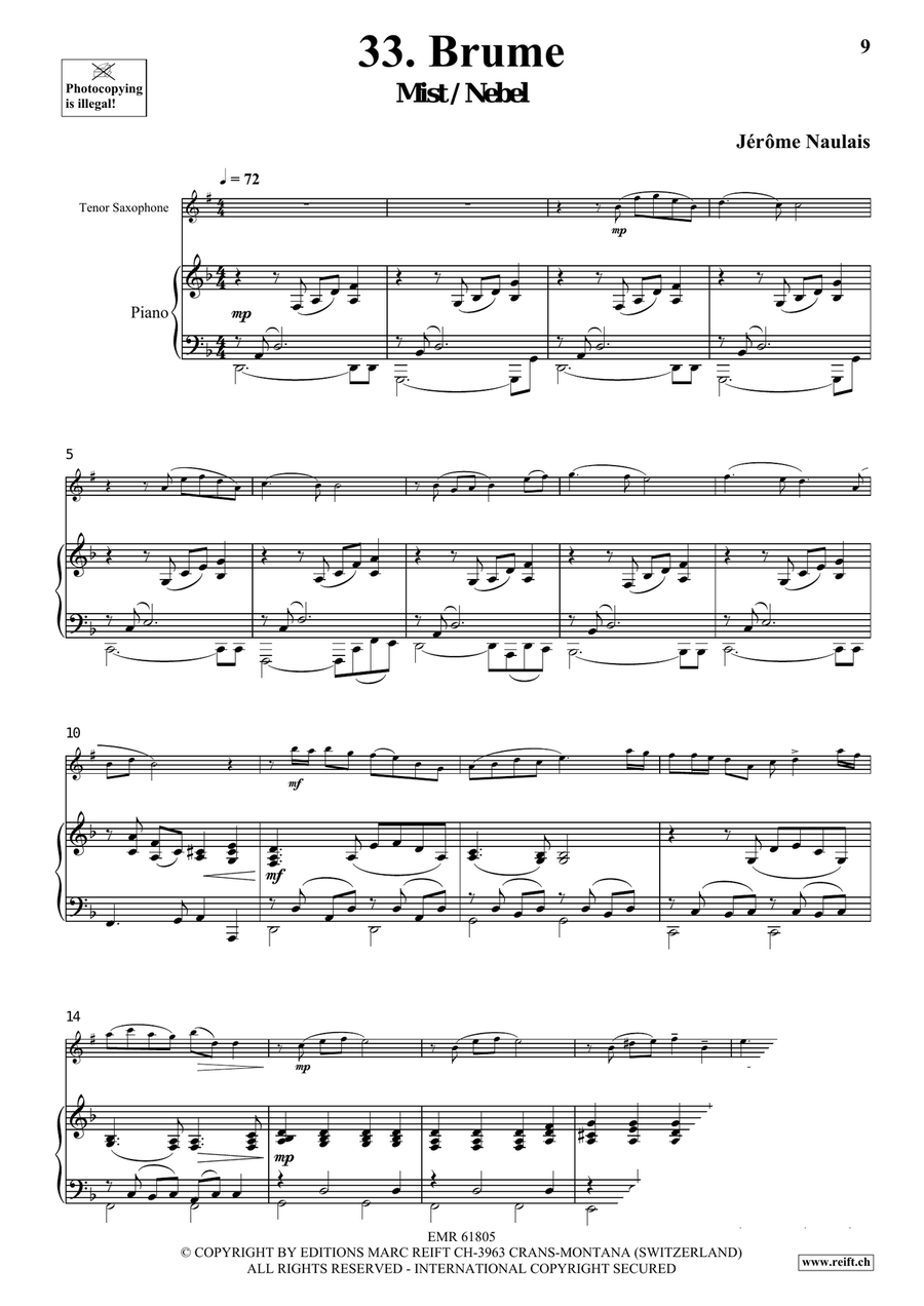 40 Solos for Fun Volume 4 Tenor Saxophone scores gallery preview page 7