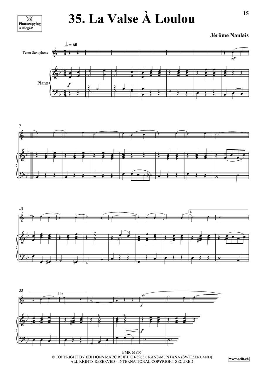 40 Solos for Fun Volume 4 Tenor Saxophone scores gallery preview page 9