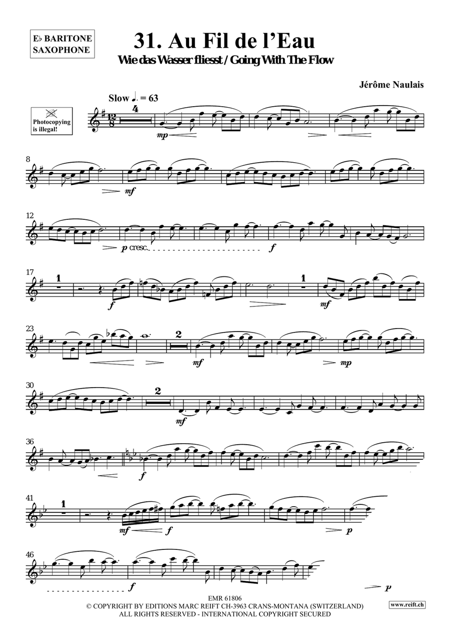 40 Solos for Fun Volume 4 Baritone Saxophone scores gallery preview page 4