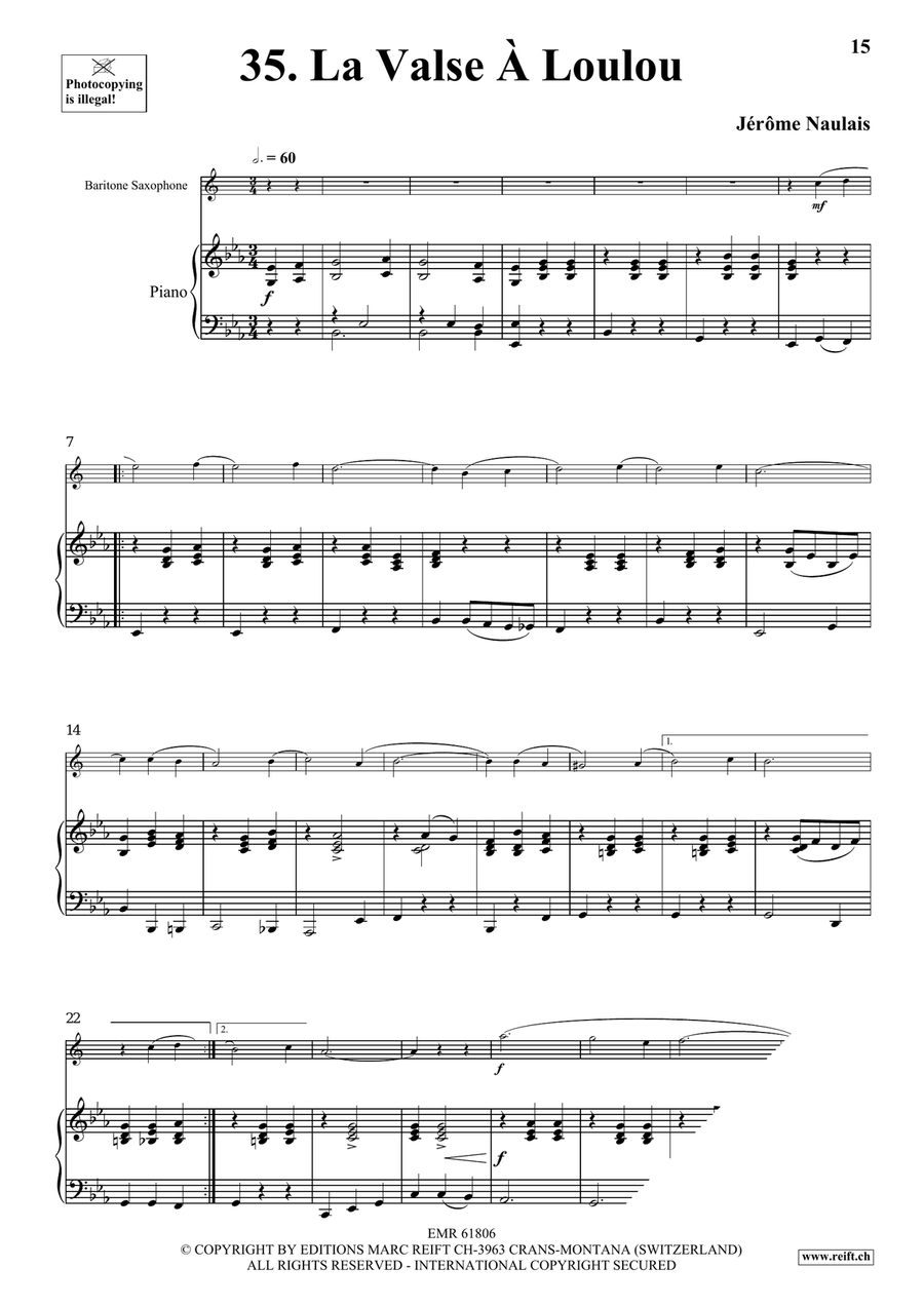 40 Solos for Fun Volume 4 Baritone Saxophone scores gallery preview page 9