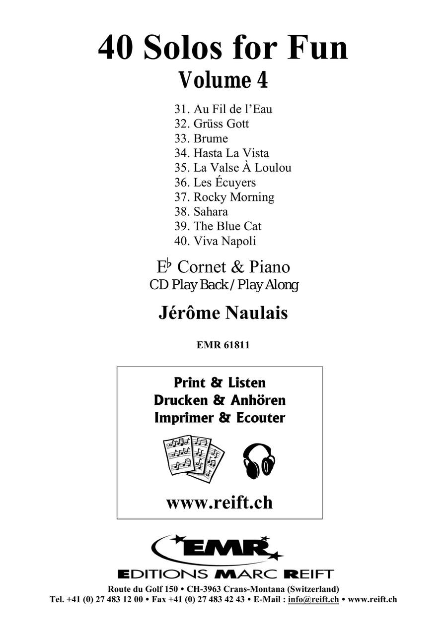 40 Solos for Fun Volume 4 Cornet scores gallery preview page 2