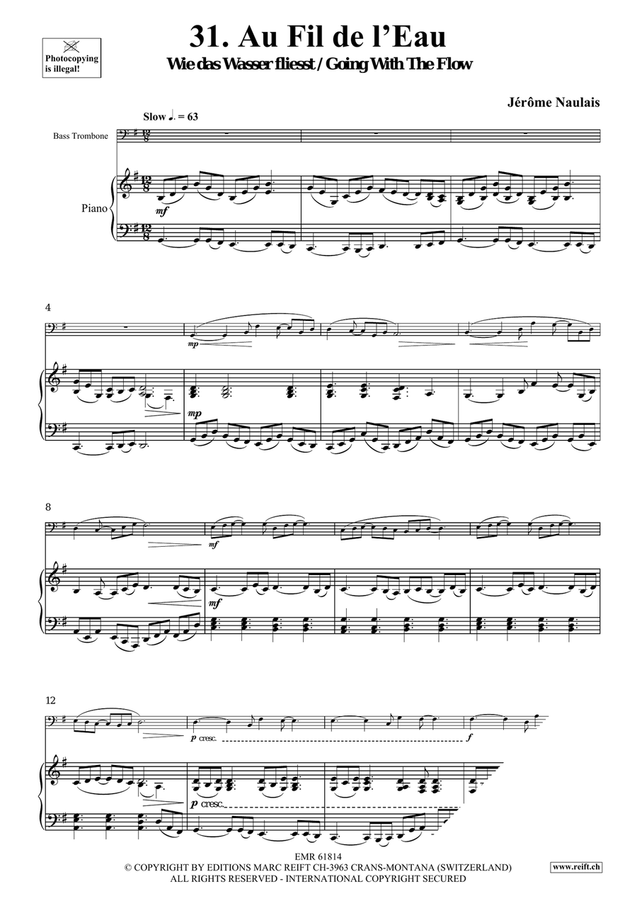 40 Solos for Fun Volume 4 Trombone scores gallery preview page 5