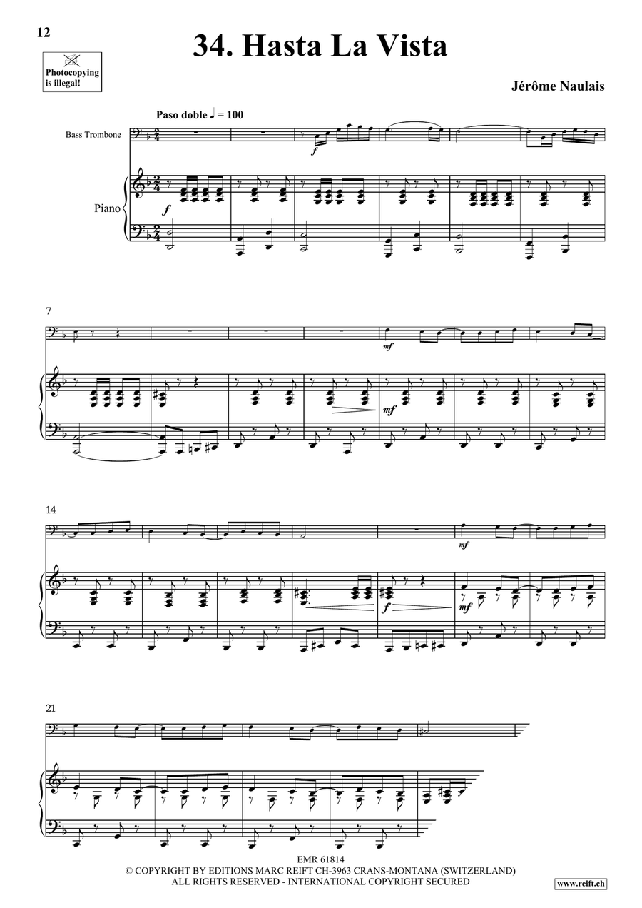40 Solos for Fun Volume 4 Trombone scores gallery preview page 8