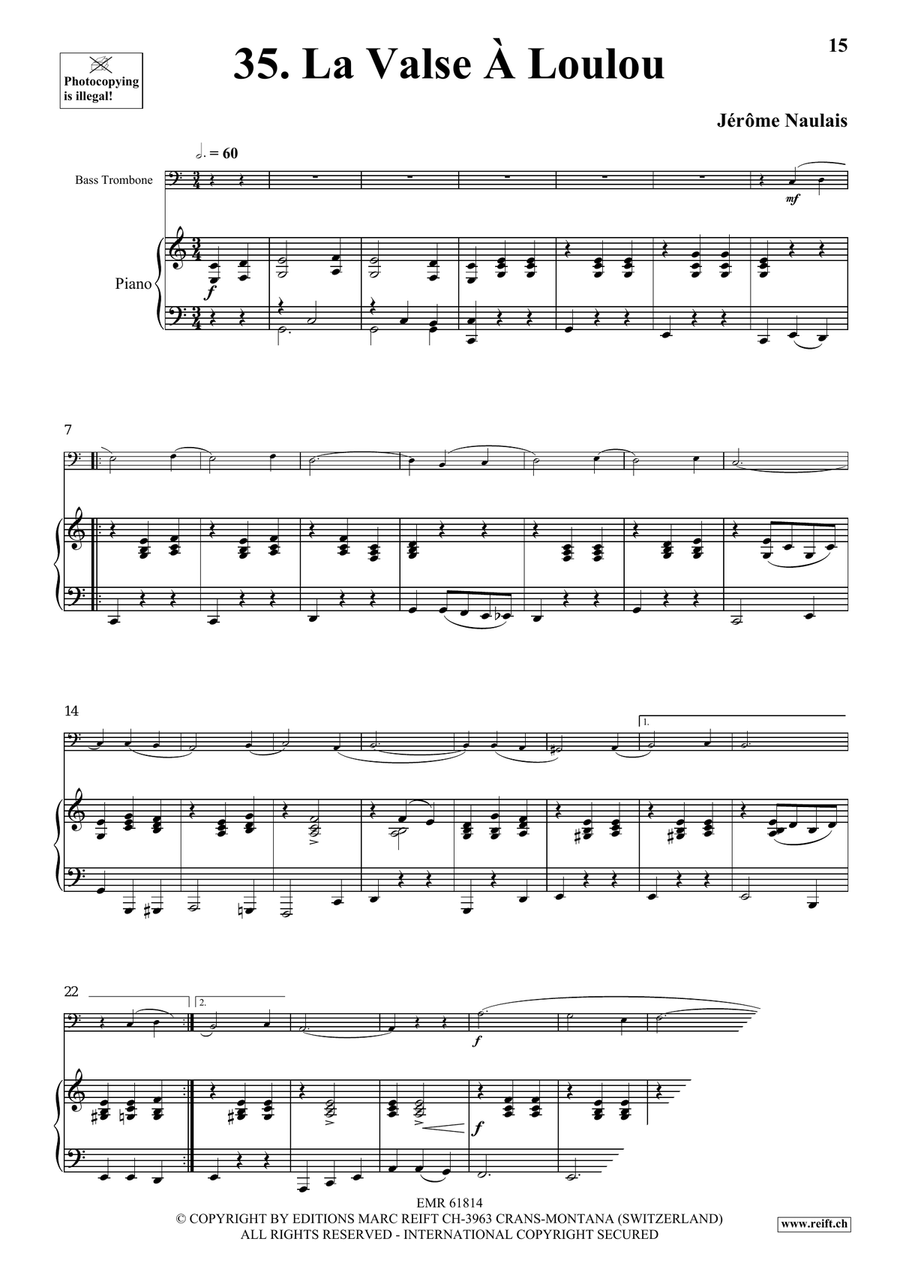 40 Solos for Fun Volume 4 Trombone scores gallery preview page 9