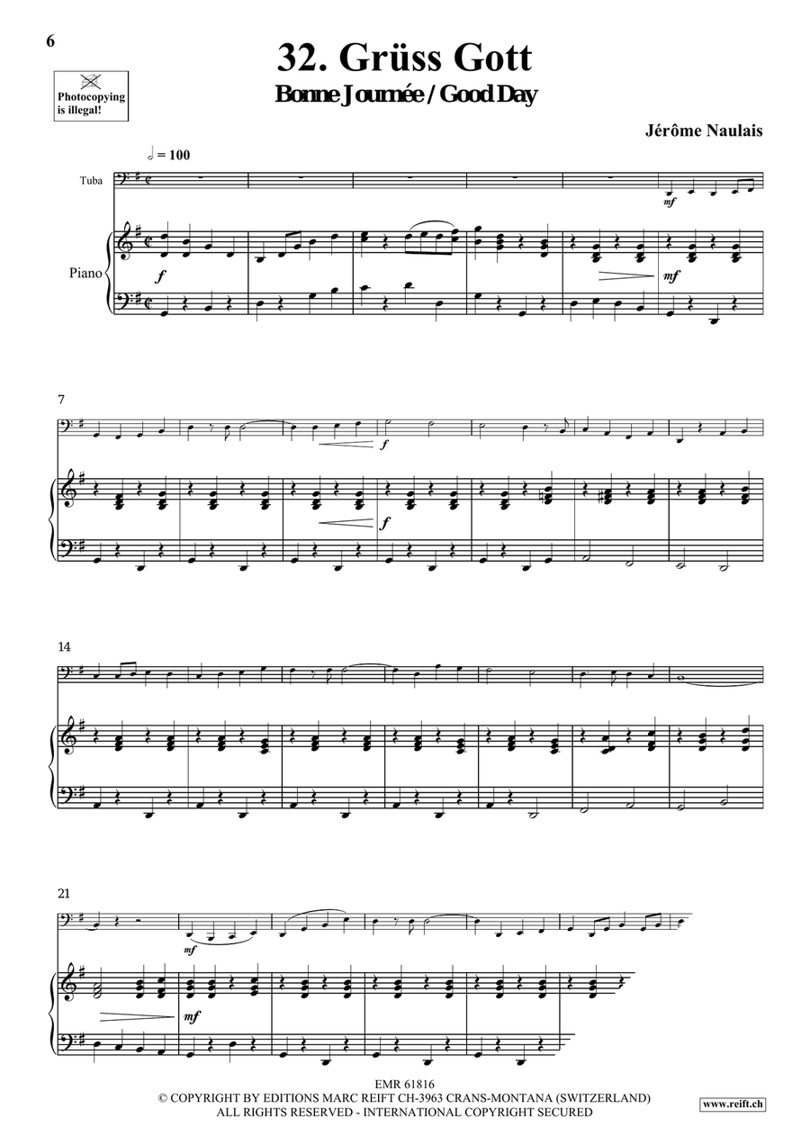 40 Solos for Fun Volume 4 Tuba scores gallery preview page 6