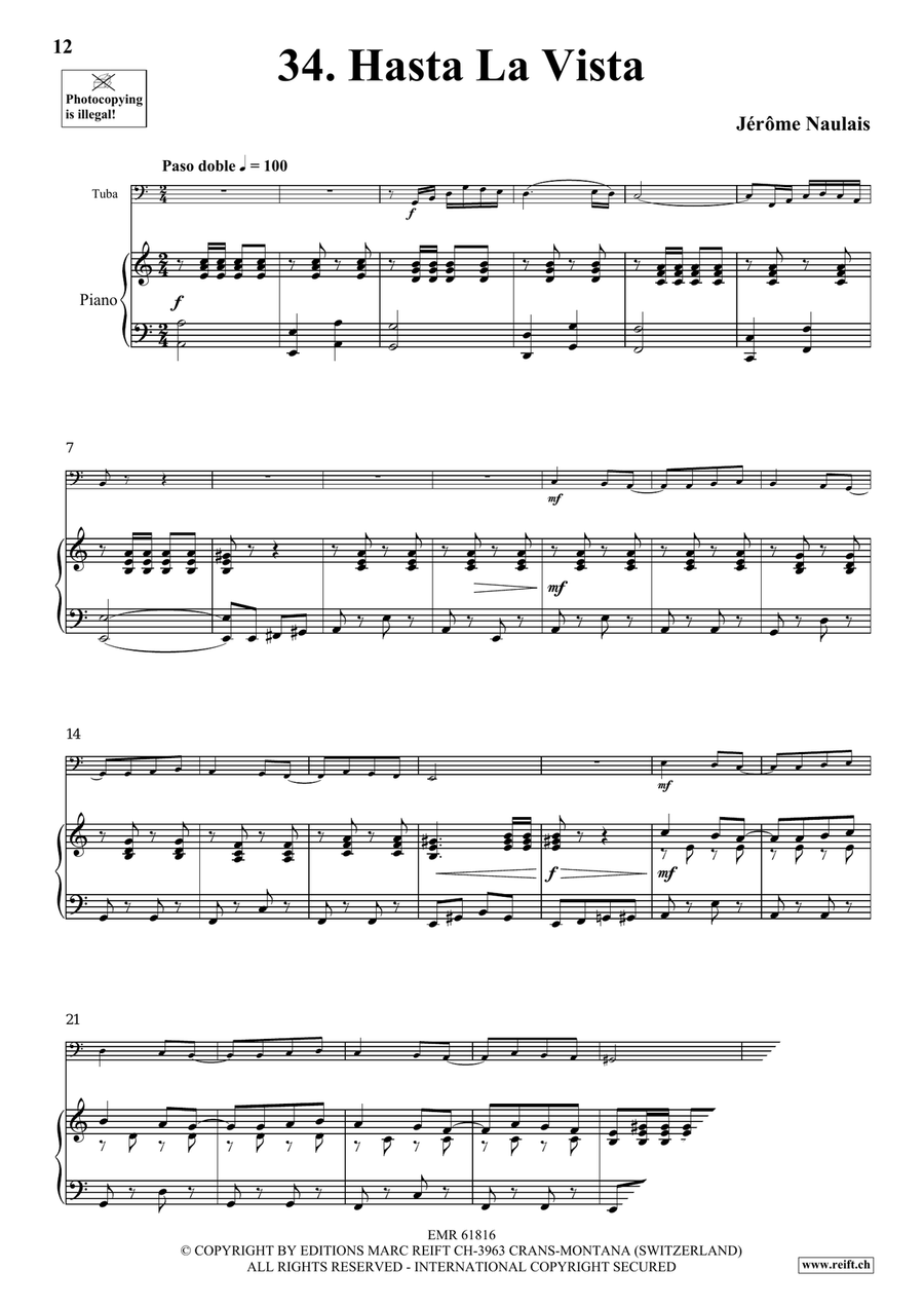 40 Solos for Fun Volume 4 Tuba scores gallery preview page 8