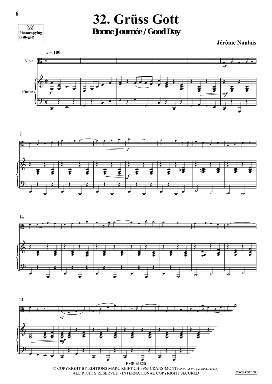 40 Solos for Fun Volume 4 Viola scores gallery preview page 6