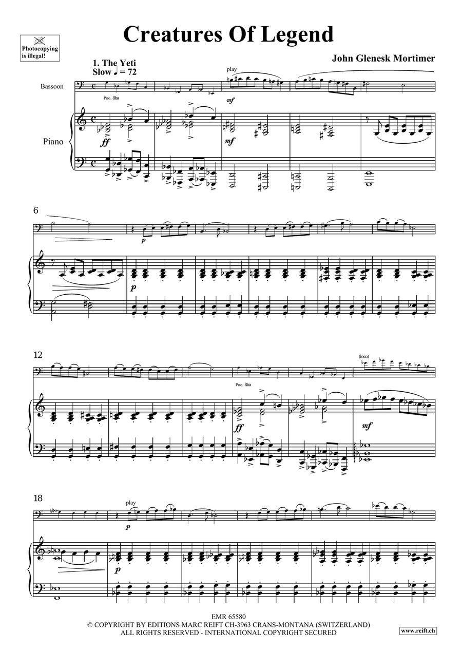 Creatures Of Legend Creatures Of Legend Bassoon Solo scores gallery preview page 4