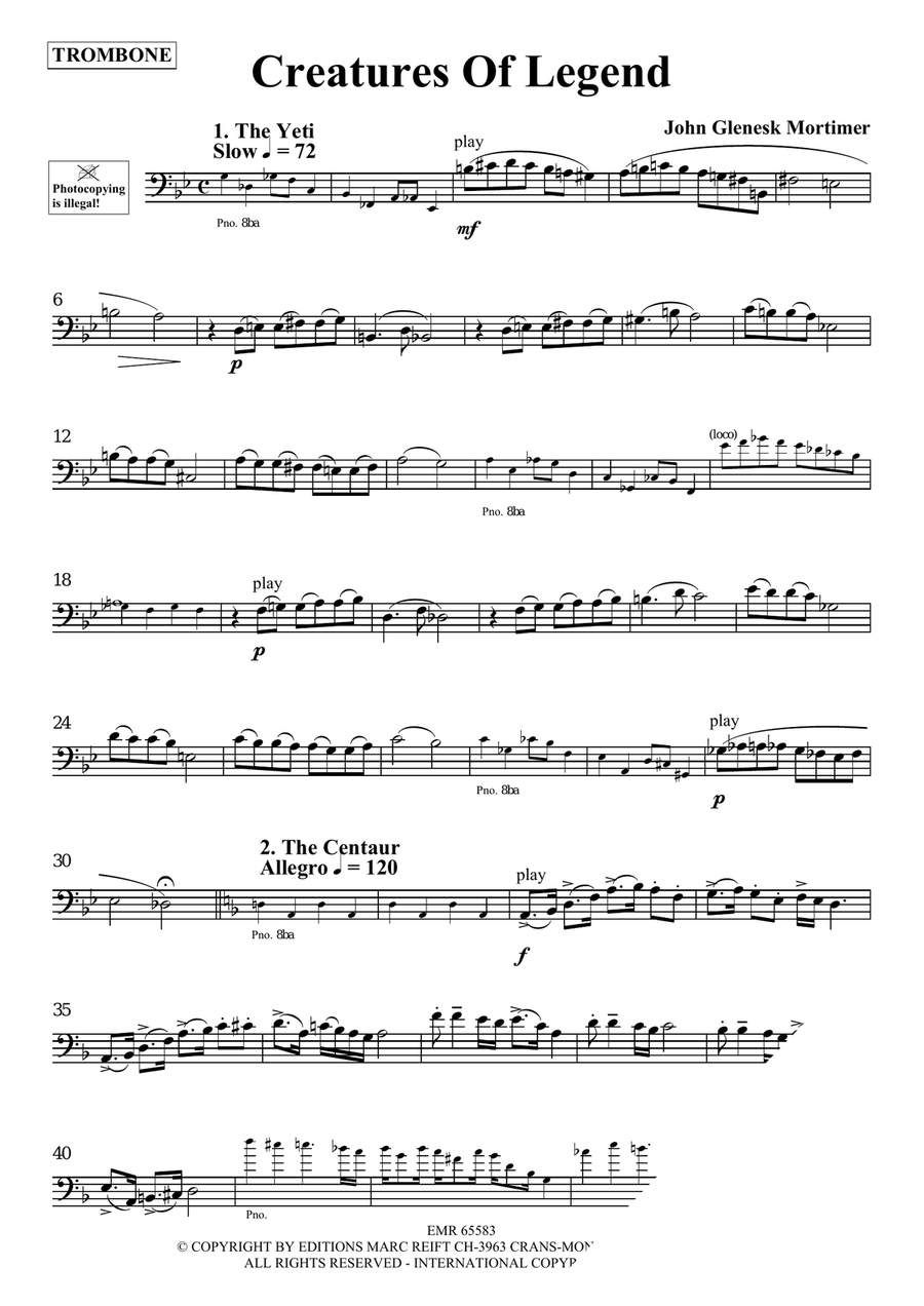 Creatures Of Legend Creatures Of Legend Piano Accompaniment scores gallery preview page 3