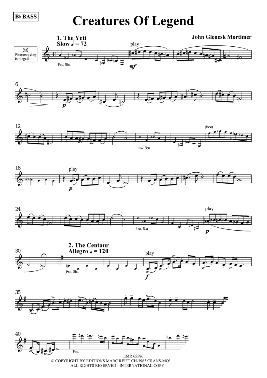 Creatures Of Legend Creatures Of Legend Voice Solo scores gallery preview page 3