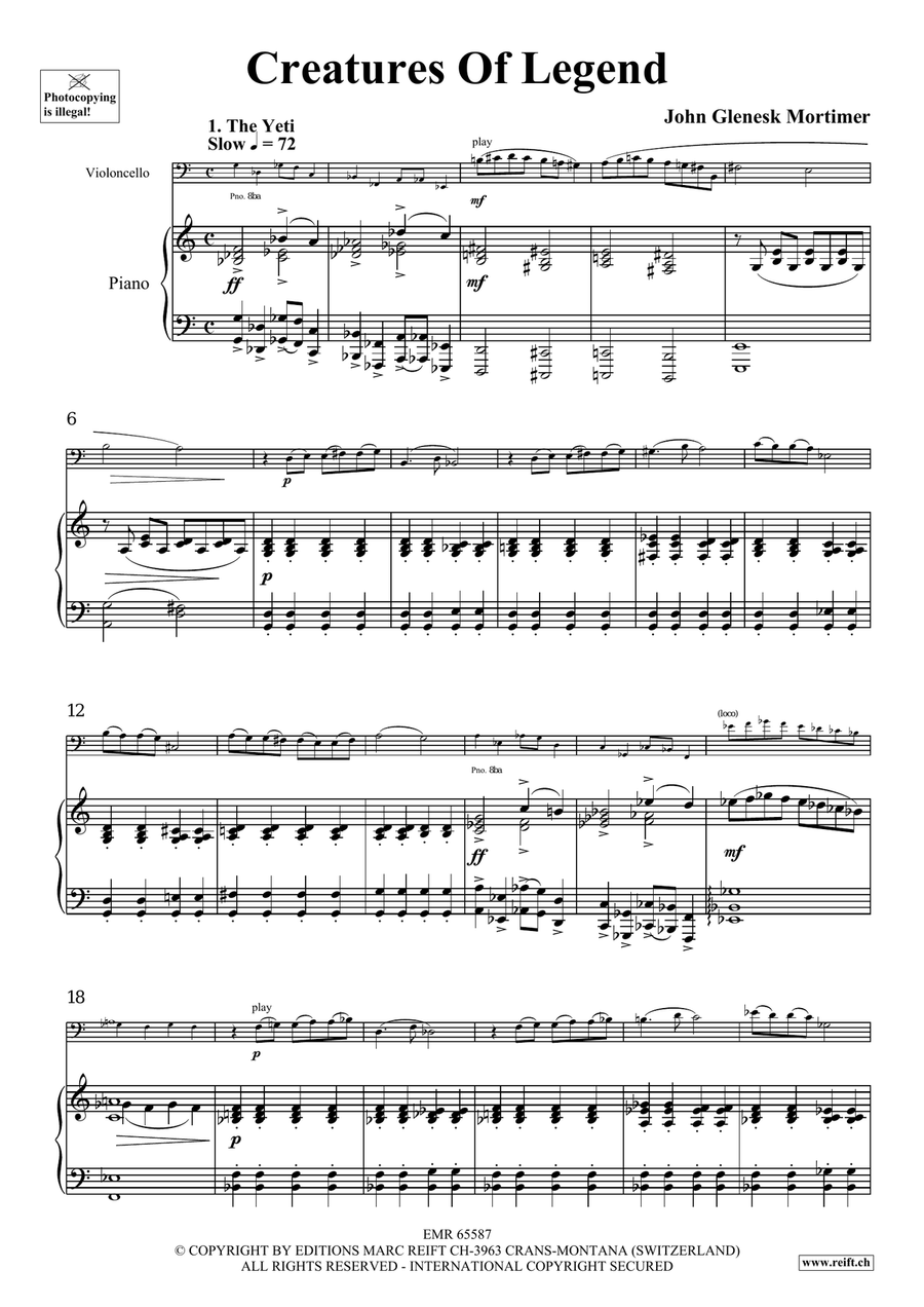 Creatures Of Legend Creatures Of Legend Piano Accompaniment scores gallery preview page 4