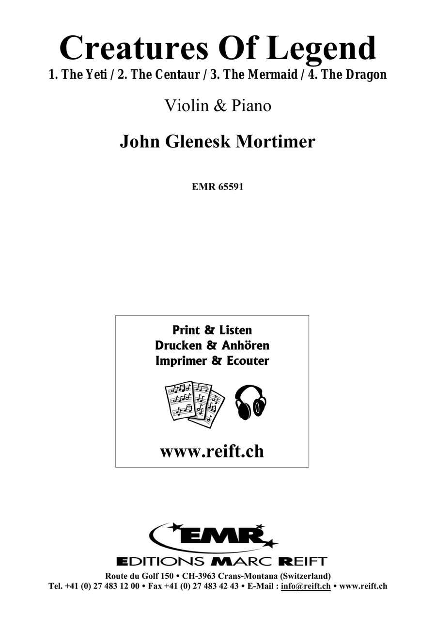 Creatures Of Legend Creatures Of Legend Violin Solo scores gallery preview page 2