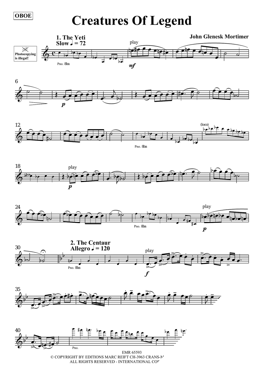 Creatures Of Legend Creatures Of Legend Piano Accompaniment scores gallery preview page 3