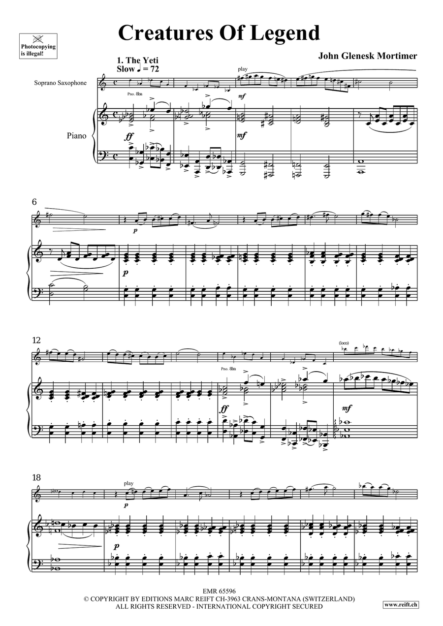 Creatures Of Legend Creatures Of Legend Soprano Saxophone scores gallery preview page 4