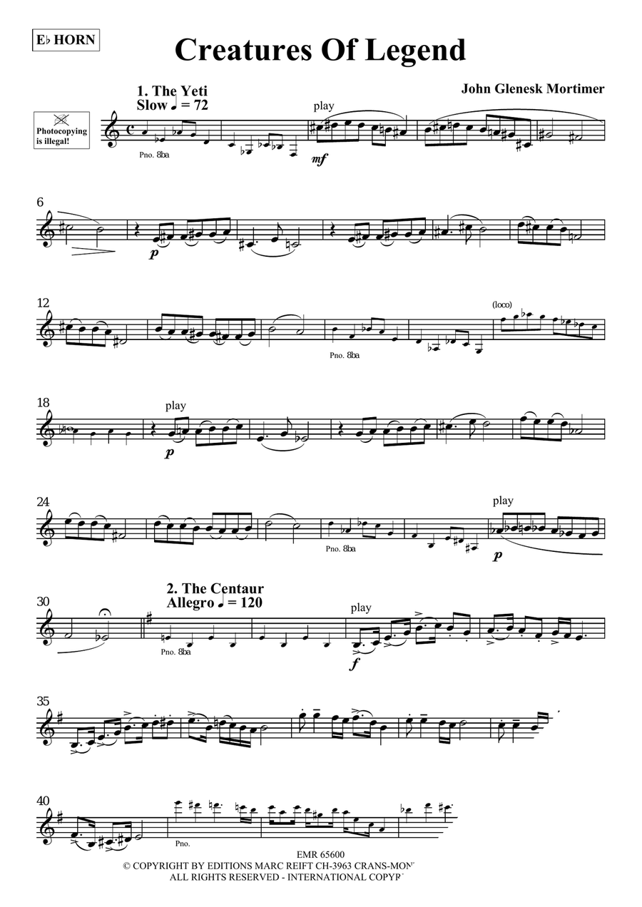 Creatures Of Legend Creatures Of Legend Horn scores gallery preview page 3