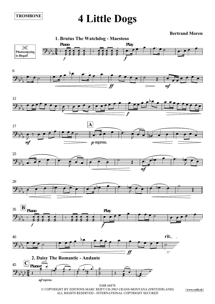 4 Little Dogs 4 Little Dogs Piano Accompaniment scores gallery preview page 4