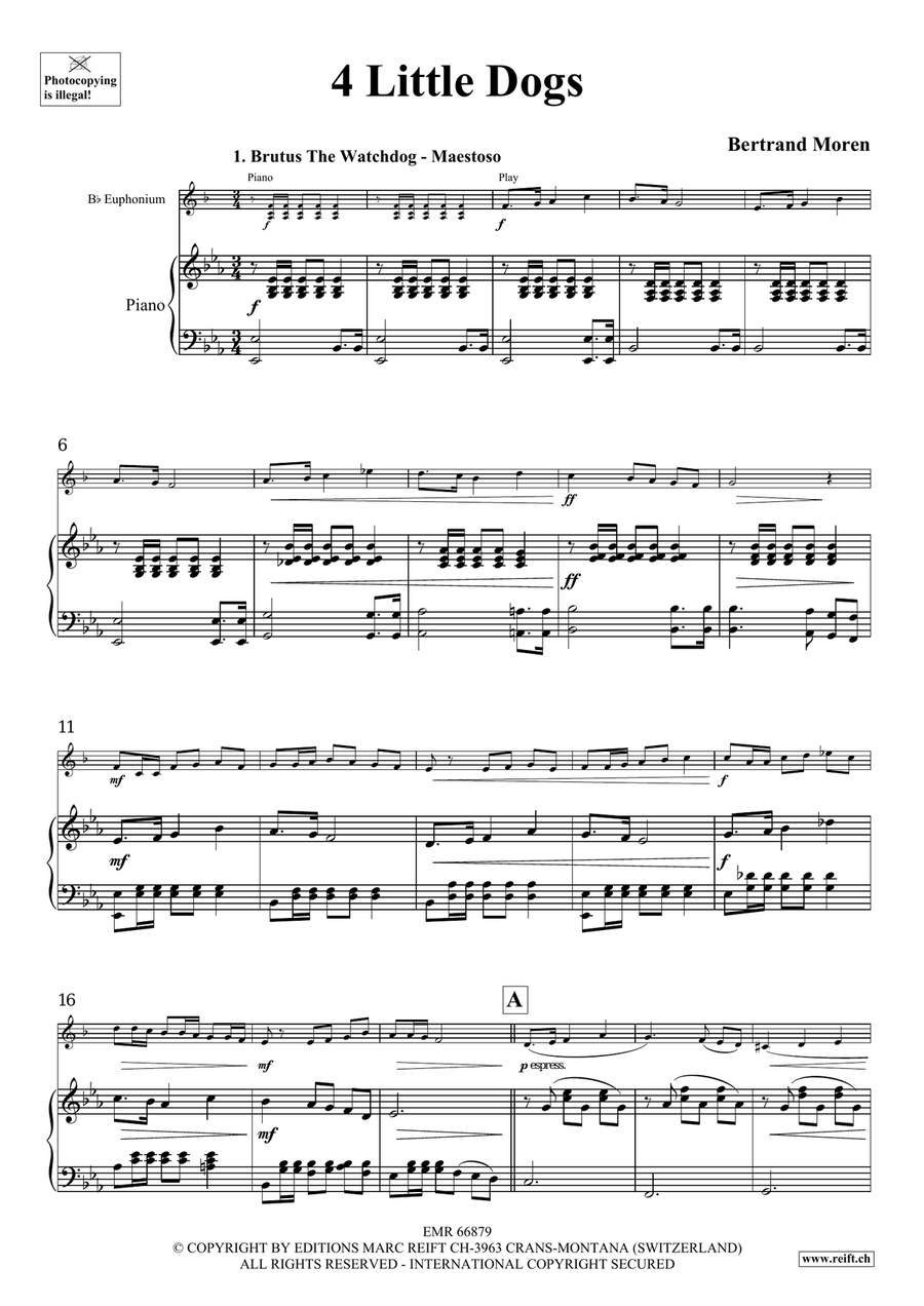 4 Little Dogs 4 Little Dogs Euphonium scores gallery preview page 5