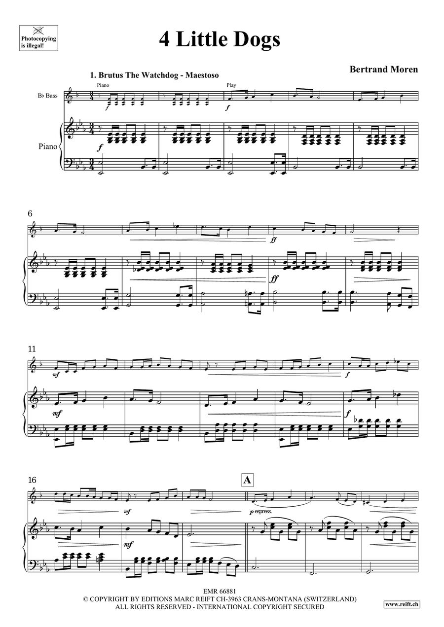4 Little Dogs 4 Little Dogs Voice Solo scores gallery preview page 5