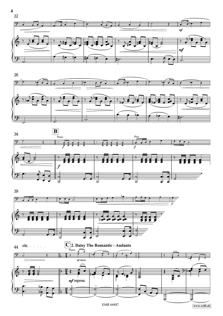 4 Little Dogs 4 Little Dogs Double Bass scores gallery preview page 6