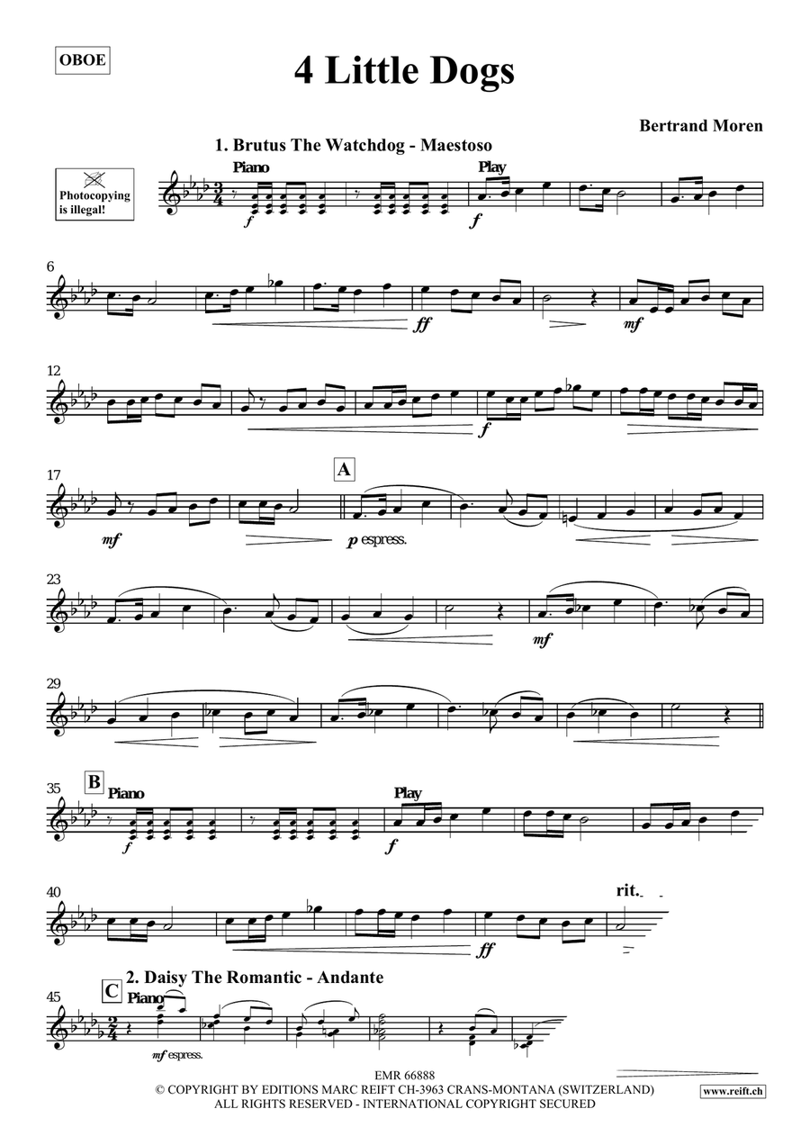 4 Little Dogs 4 Little Dogs Piano Accompaniment scores gallery preview page 4