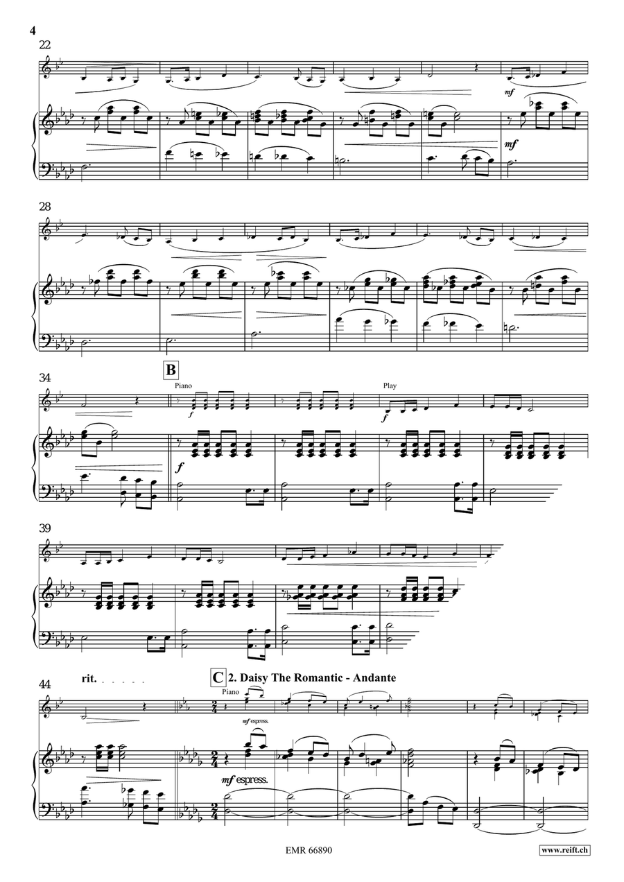 4 Little Dogs 4 Little Dogs Bass Clarinet scores gallery preview page 6
