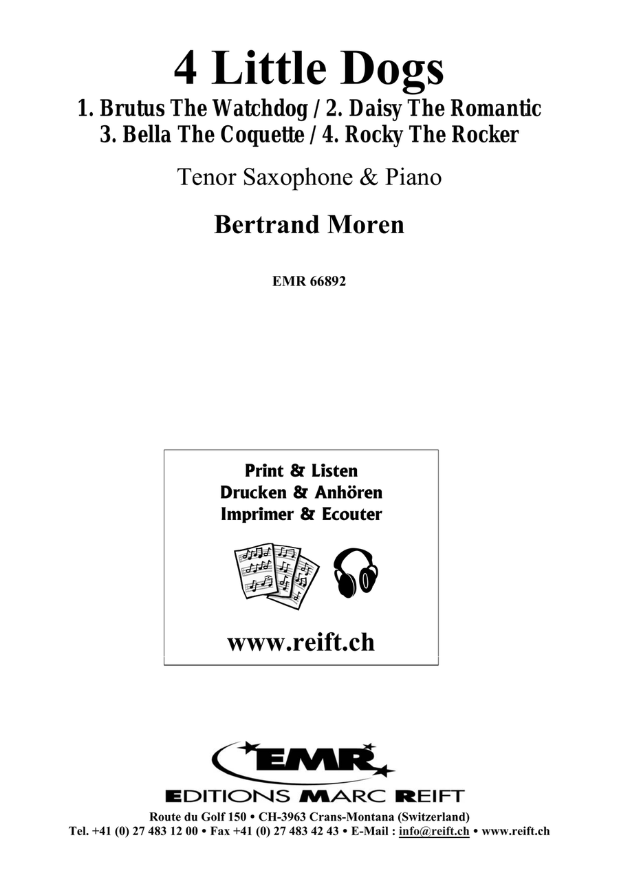 4 Little Dogs 4 Little Dogs Tenor Saxophone scores gallery preview page 2